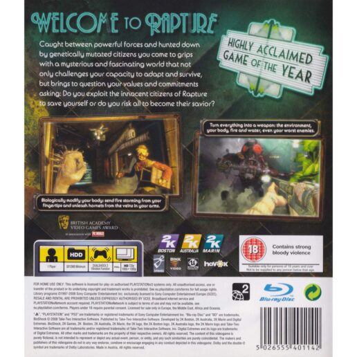 Bioshock Playstation 3 PS3 (Begagnad)