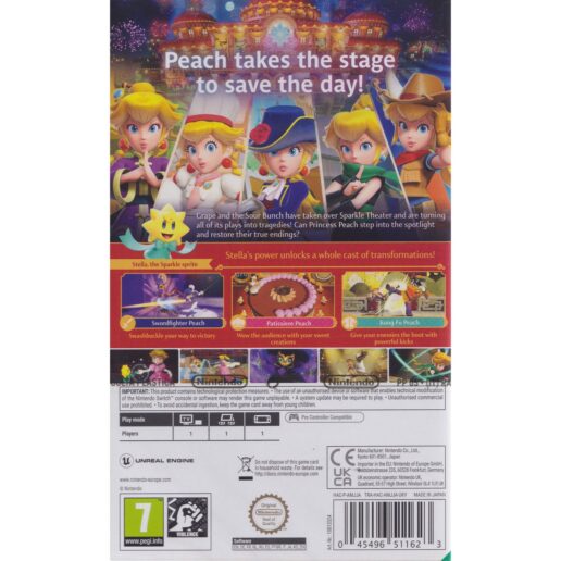 Princess Peach: Showtime! Nintendo Switch