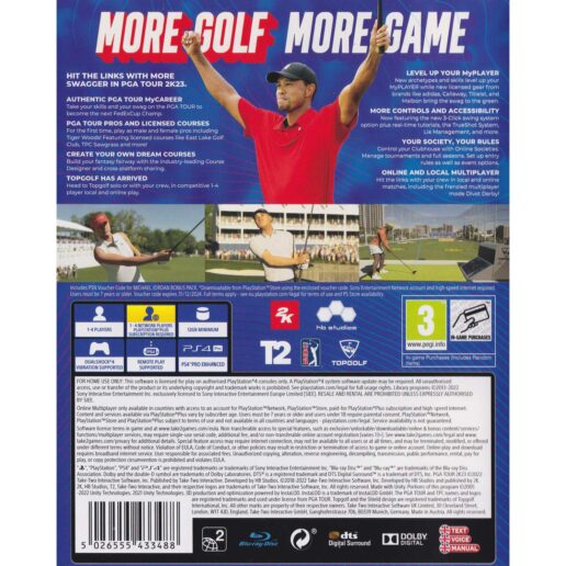 PGA Tour 2K23 Playstation 4 PS4 (Begagnad)