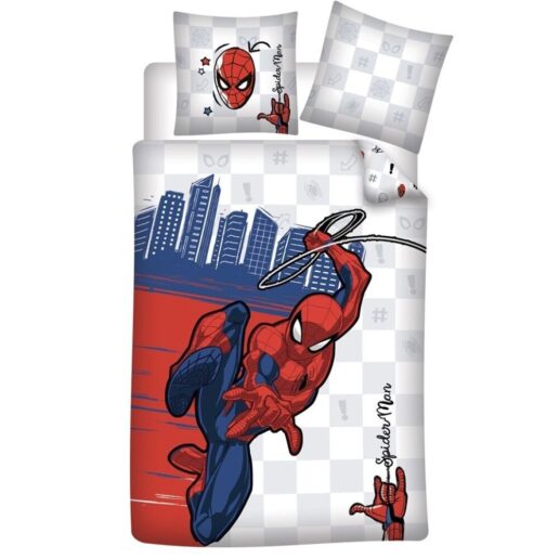 Marvel Spiderman cotton duvet cover bed 90cm