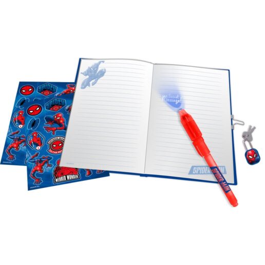Marvel Spiderman Diary + Magic pen