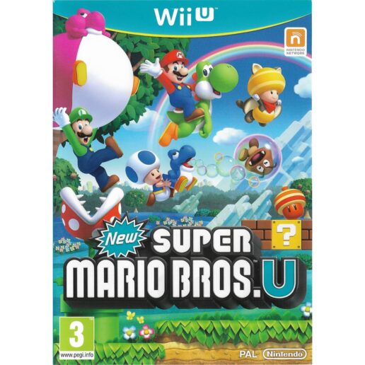 New Super Mario Bros U Nintendo Wii U Nordic (Begagnad)