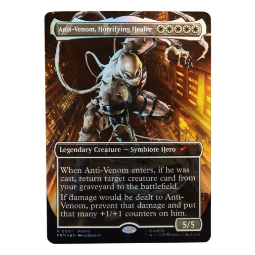 Marvel Spider-Man Magic The Gathering Agent Anti-Venom figure 15cm
