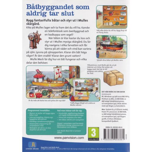 Bygg båtar med Mulle Meck PC CD Swedish (Begagnad)