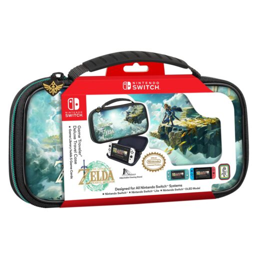 Deluxe Travel Case Zelda Tears of the Kingdom Nintendo Switch