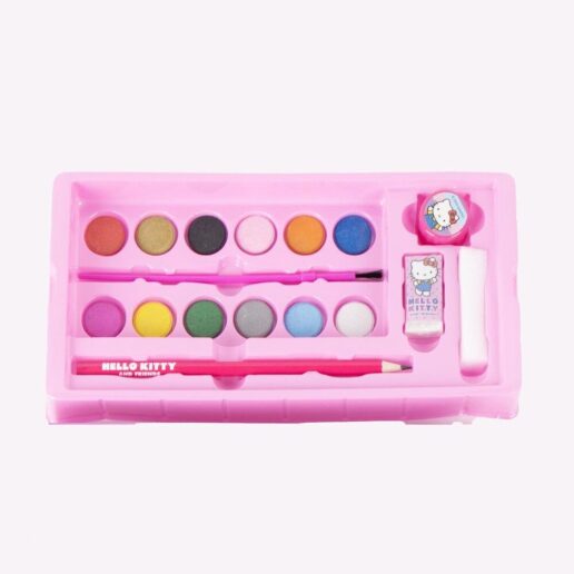 Hello Kitty colouring stationery case