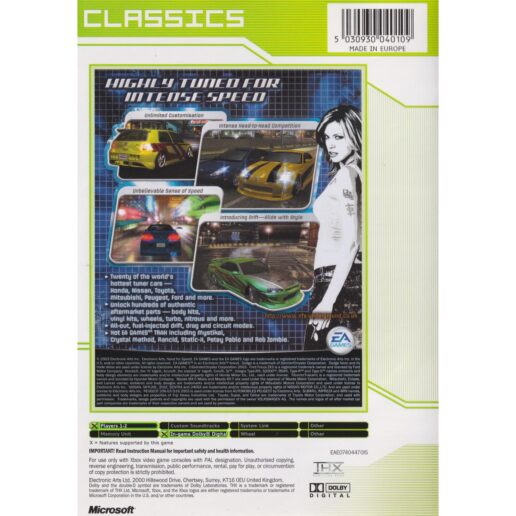 Need for Speed Underground Xbox Classics (Begagnad)