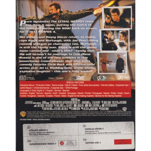 Lethal Weapon 4 DVD (Begagnad)