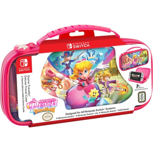 Deluxe Travel Case Princess Peach Showtime Nintendo Switch