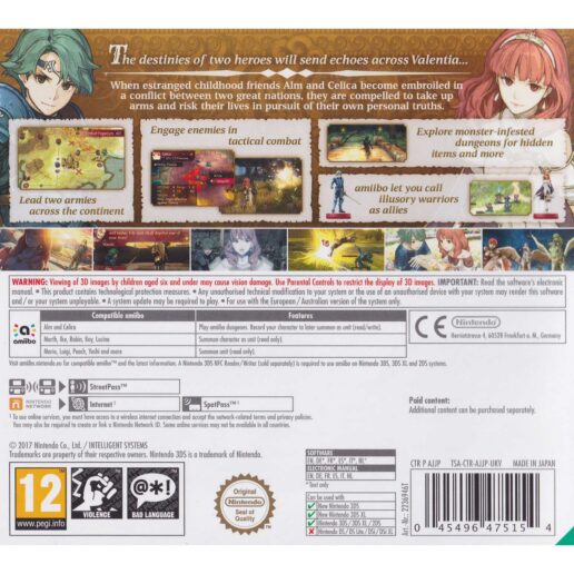 Fire Emblem Echoes Shadows of Valentia Nintendo 3DS (Begagnad)