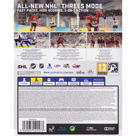 NHL 18 Playstation 4 PS4 Nordic (Begagnad)