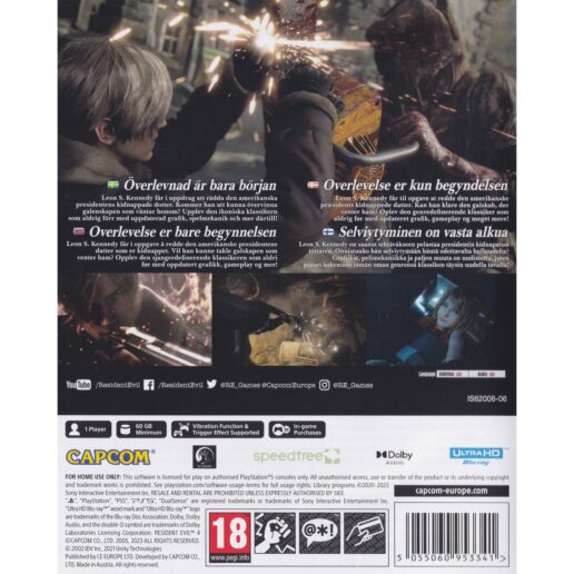 Resident Evil 4 Playstation 5 PS5 Nordic (Begagnad)