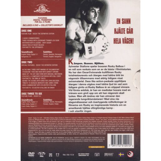 Rocky Anthology DVD (Begagnad)