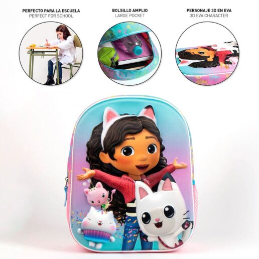 Gabbys Dolls House 3D backpack 31cm