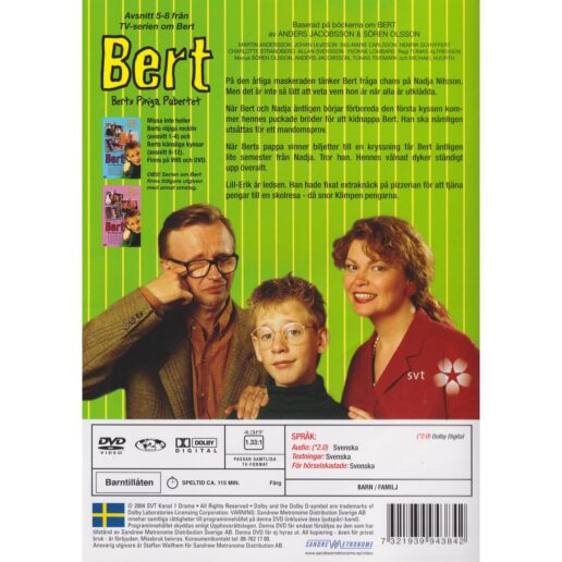 Bert Berts Piniga Pubertet DVD (Begagnad)