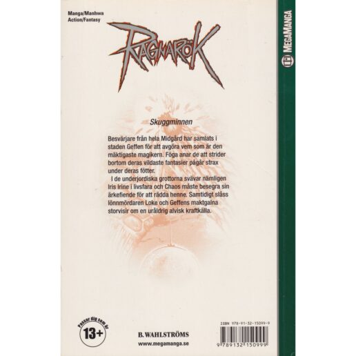 Ragnarök - 10 - Skuggminnen - Myung-Jin Lee - Svensk utgåva (Begagnad)