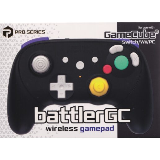 RetroFighters RF BattlerGC Pro Wireless Controller Black Nintendo Gamecube