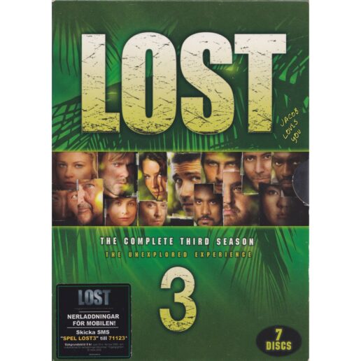 Lost 3 The Complete Third Season The Unexplored Experience DVD (Begagnad)
