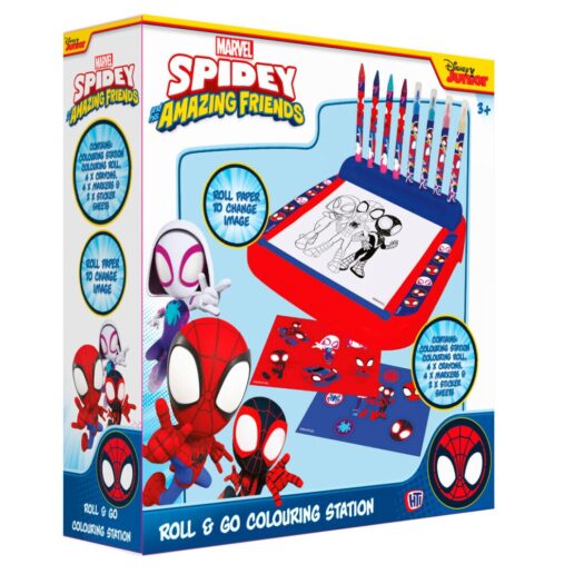Marvel Spidey roll & go colouring station