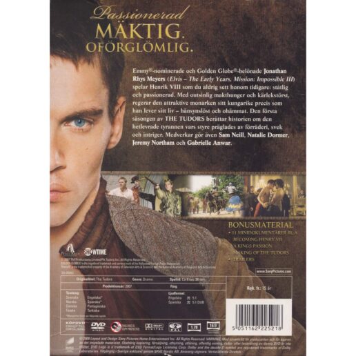 The Tudors Hela den första säsongen DVD (Begagnad)