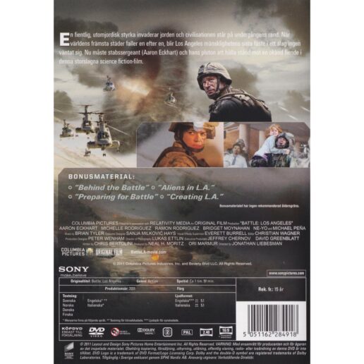 World Invasion Battle Los Angeles DVD (Begagnad)