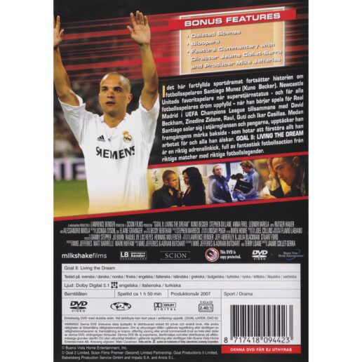 Goal II Living the Dream DVD (Begagnad)