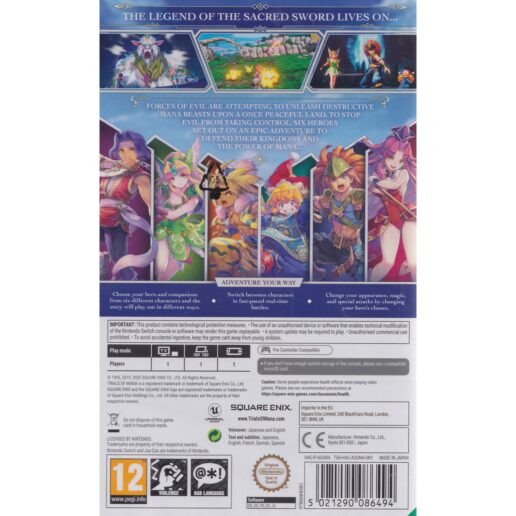 Trials of Mana Nintendo Switch
