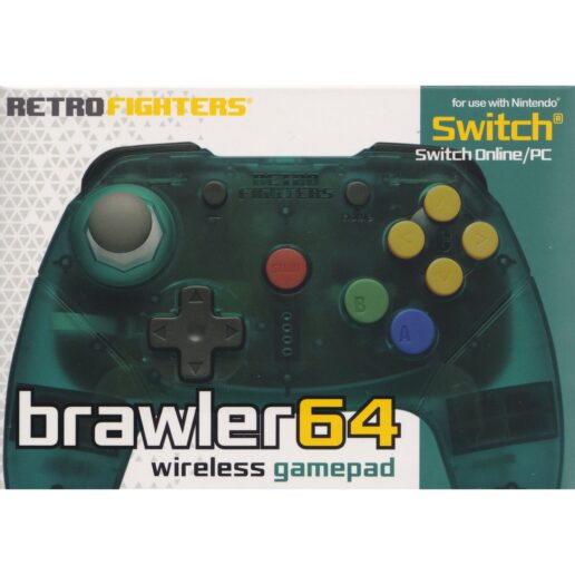 RetroFighters RF Brawler64 Wireless Controller Blue Nintendo Switch / PC