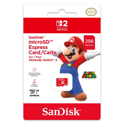 SanDisk microSD Express Card 256GB Nintendo Switch 2