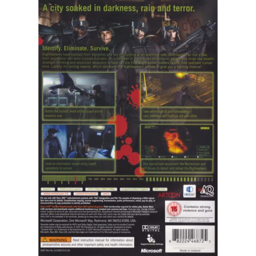Vampire Rain Xbox 360 (Begagnad)