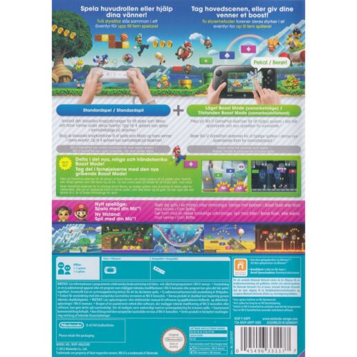 New Super Mario Bros U Nintendo Wii U Nordic (Begagnad)