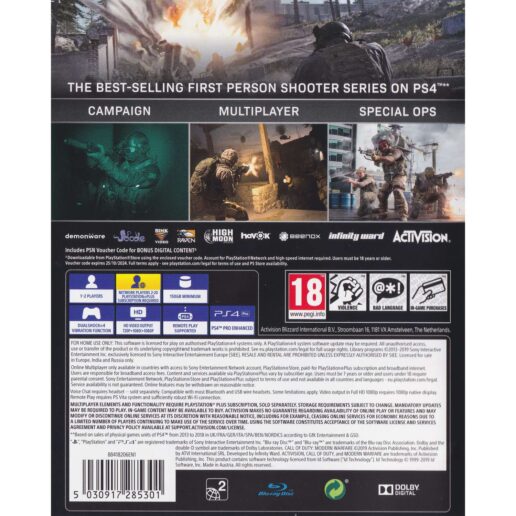 Call of Duty Modern Warfare Playstation 4 PS4 (Begagnad)