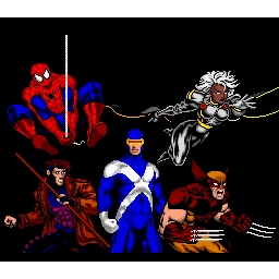 Spider-Man X-Men Arcades Revenge Super Nintendo SNES SCN (Begagnad)