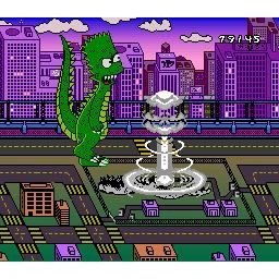 The Simpsons Barts Nightmare Super Nintendo SNES SCN (Begagnad)
