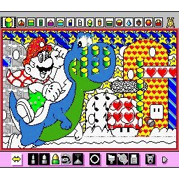 Mario Paint Super Nintendo SNES NOE (Begagnad)
