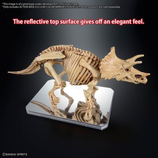 Display Stand Action Base 6 Clear with Mirror Stickers