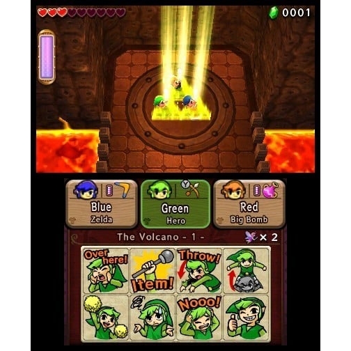 The Legend of Zelda Tri Force Heroes Nintendo 3DS (Begagnad)