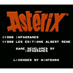 Asterix Super Nintendo SNES FAH (Begagnad)