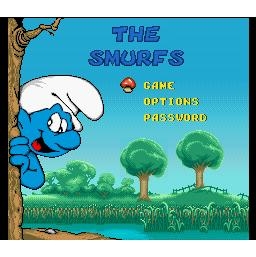 Die Schlumpfe / The Smurfs Super Nintendo SNES NOE (Begagnad)