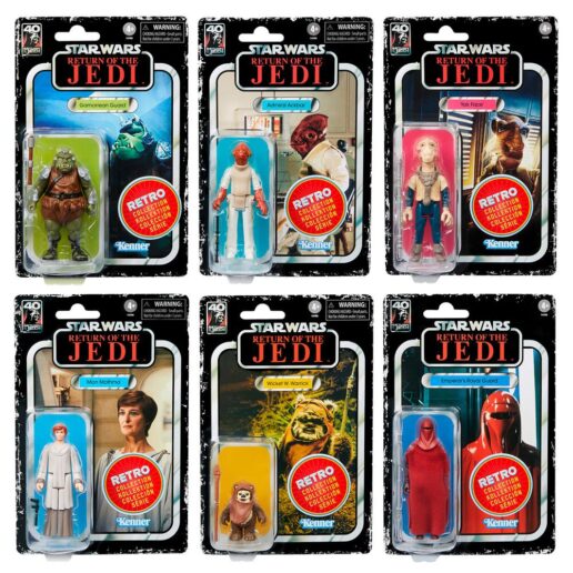 Star Wars Return of the Jedi Retro Collection figure 9,5cm set 6 pack