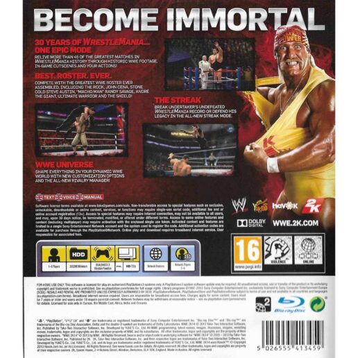 WWE 2K14 Playstation 3 PS3 (Begagnad)