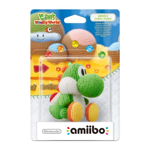 Amiibo Yoshis Woolly World - Green Yarn Yoshi