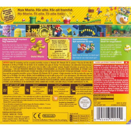 New Nintendo Super Mario Bros 2 Nintendo 3DS Nordic (Begagnad)