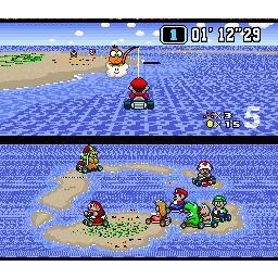 Super Mario Kart Super Nintendo SNES EUR (Begagnad)