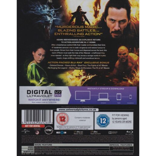47 Ronin Blu-Ray (Begagnad)
