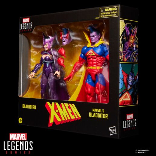 Marvel Legends Series X-Men Deathbird & Marvel's Gladiator pack 2 figures 15cm