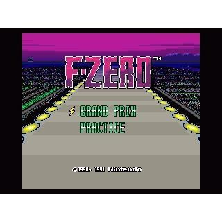 F-Zero Super Nintendo SNES NOE (Begagnad)