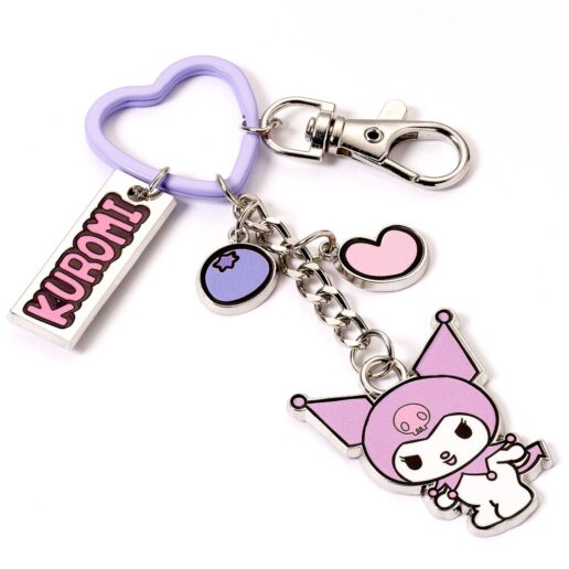 Hello Kitty Kuromi keychain