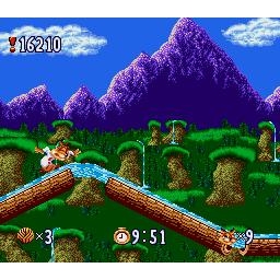 Bubsy in Claws Encounters of the Furred Kind Super Nintendo SNES NOE (Begagnad)