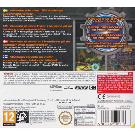 Generator Rex Agent of Providence Nintendo 3DS Nordic (Begagnad)